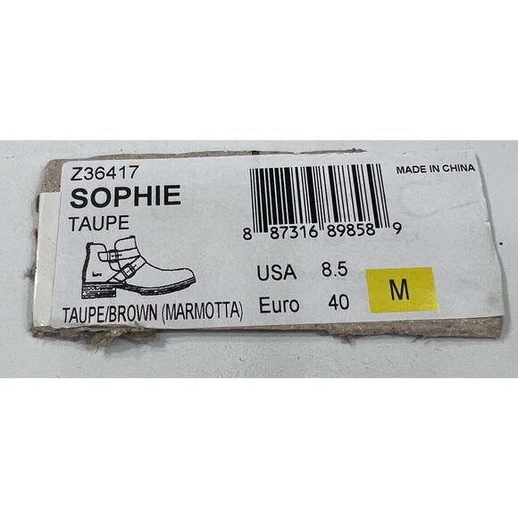 BOC Born Concept Sophie Ankle Boots Booties Women Size 8.5 Brown Taupe Comfort - Picture 15 of 15